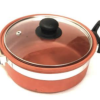 Traditional Clay Pressure Cooker with Handles and Glass Lid - 3 Litre Traditional Clay Kadai with Handles and Glass Lid - 5 Litre